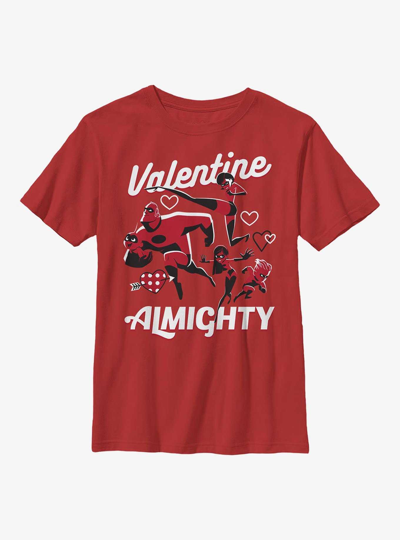 Disney Pixar The Incredibles Valentine Almighty Youth T-Shirt, , hi-res