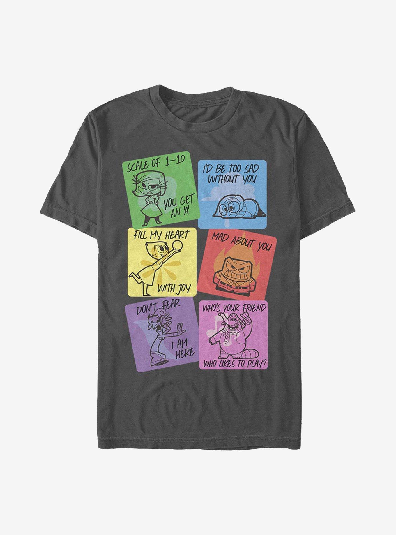Disney Pixar Inside Out Vday Cards T-Shirt, , hi-res