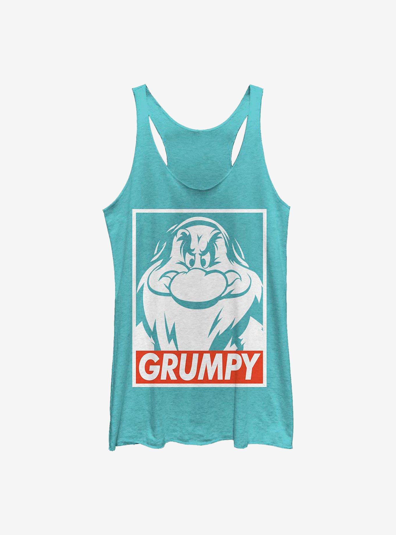 Disney Snow White And The Seven Dwarfs Grumpy Poster Womens Tank Top, , hi-res