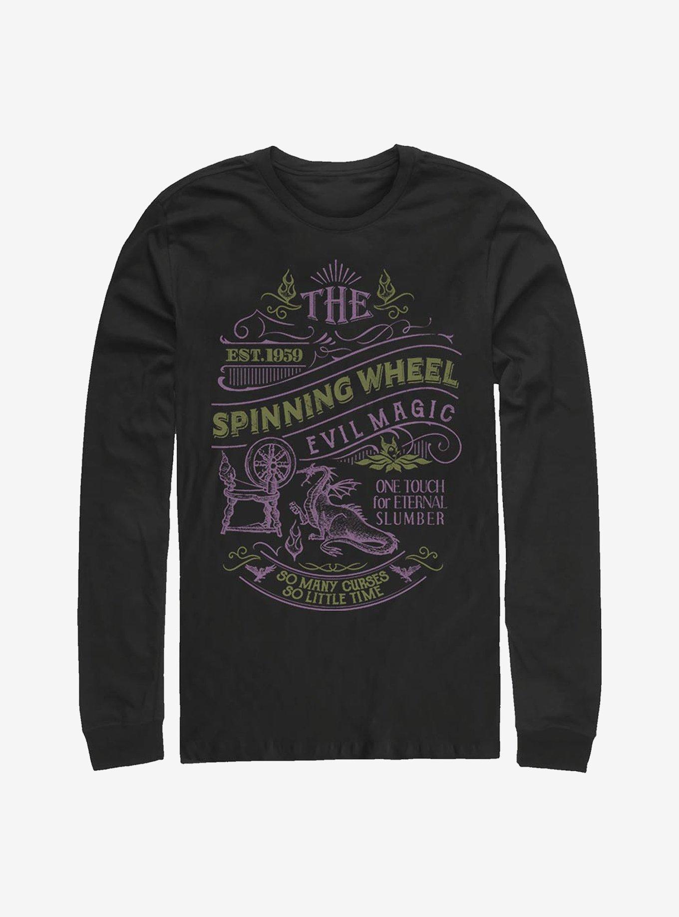 Disney Villains Spinning Wheel Long-Sleeve T-Shirt, , hi-res