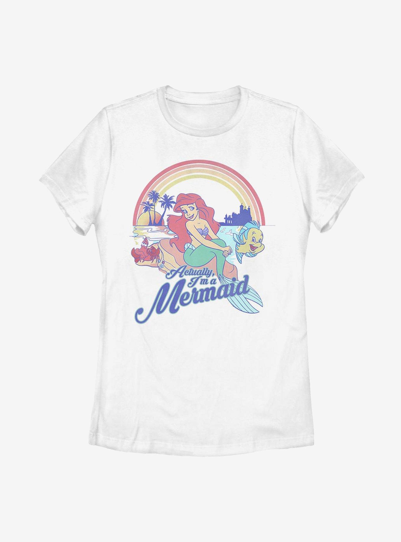 Disney The Little Mermaid Actual Mermaid Womens T-Shirt, , hi-res