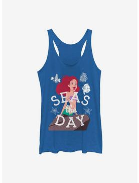 Plus Size Disney The Little Mermaid Seas The Day Simple Womens Tank Top, , hi-res