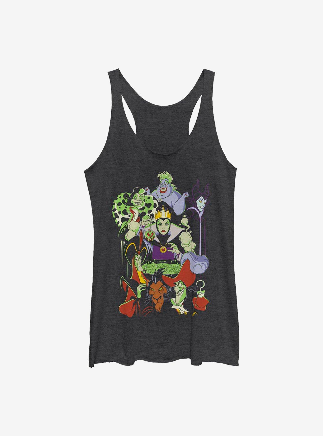 Disney Villains Worst Dinner Party Ever Womens Tank Top, , hi-res