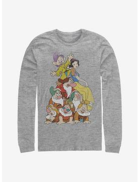Disney Snow White And The Seven Dwarfs Squad Dwarf Stack Long-Sleeve T-Shirt, , hi-res