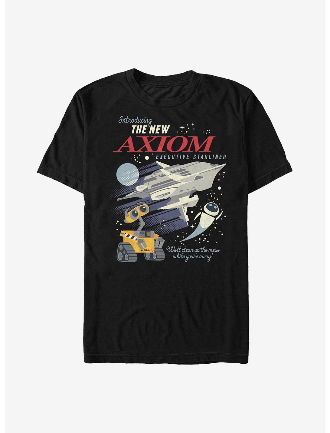 Disney Pixar WALL-E Axiom Poster T-Shirt, BLACK, hi-res