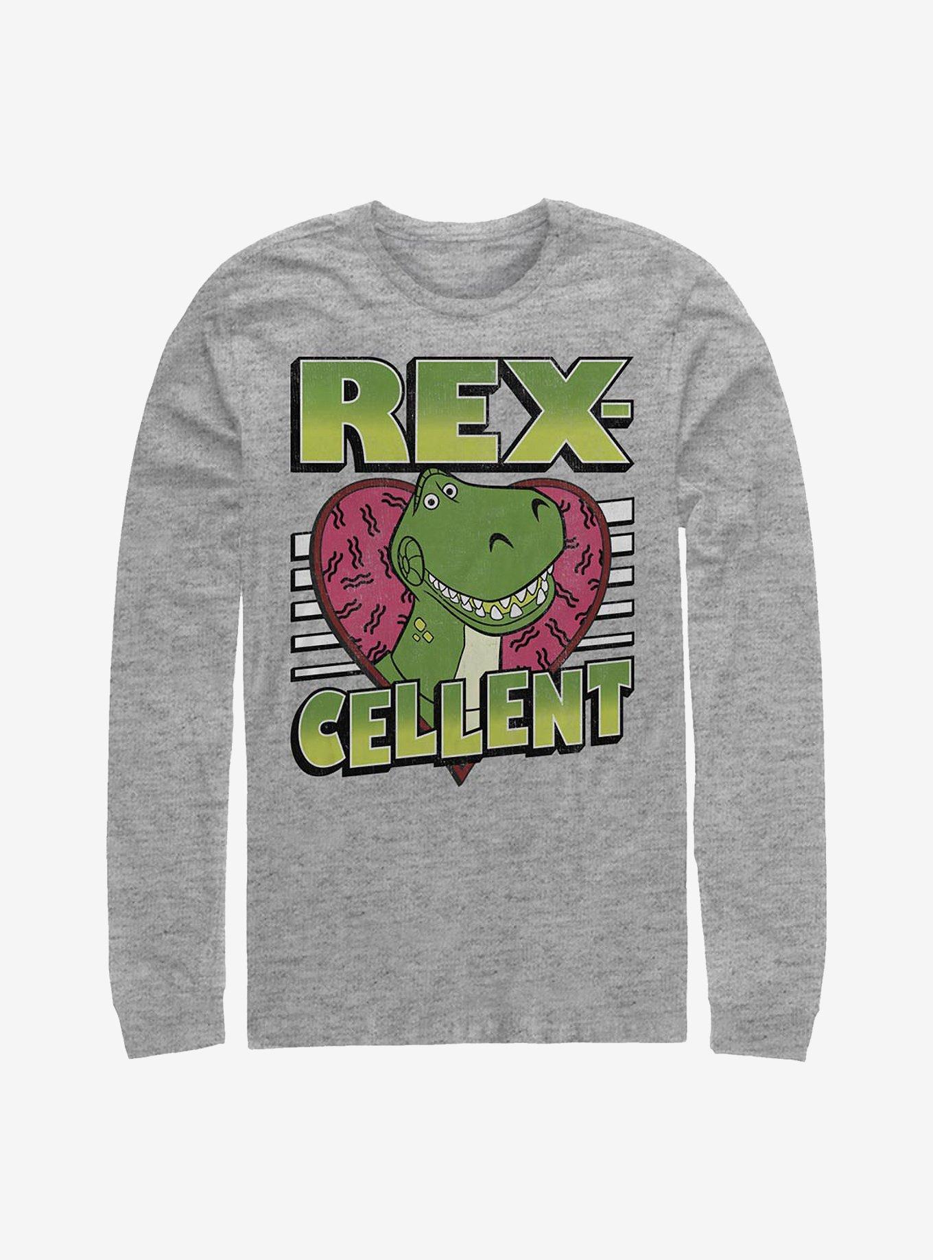 Disney Pixar Toy Story Rexcellent Heart Long-Sleeve T-Shirt, , hi-res