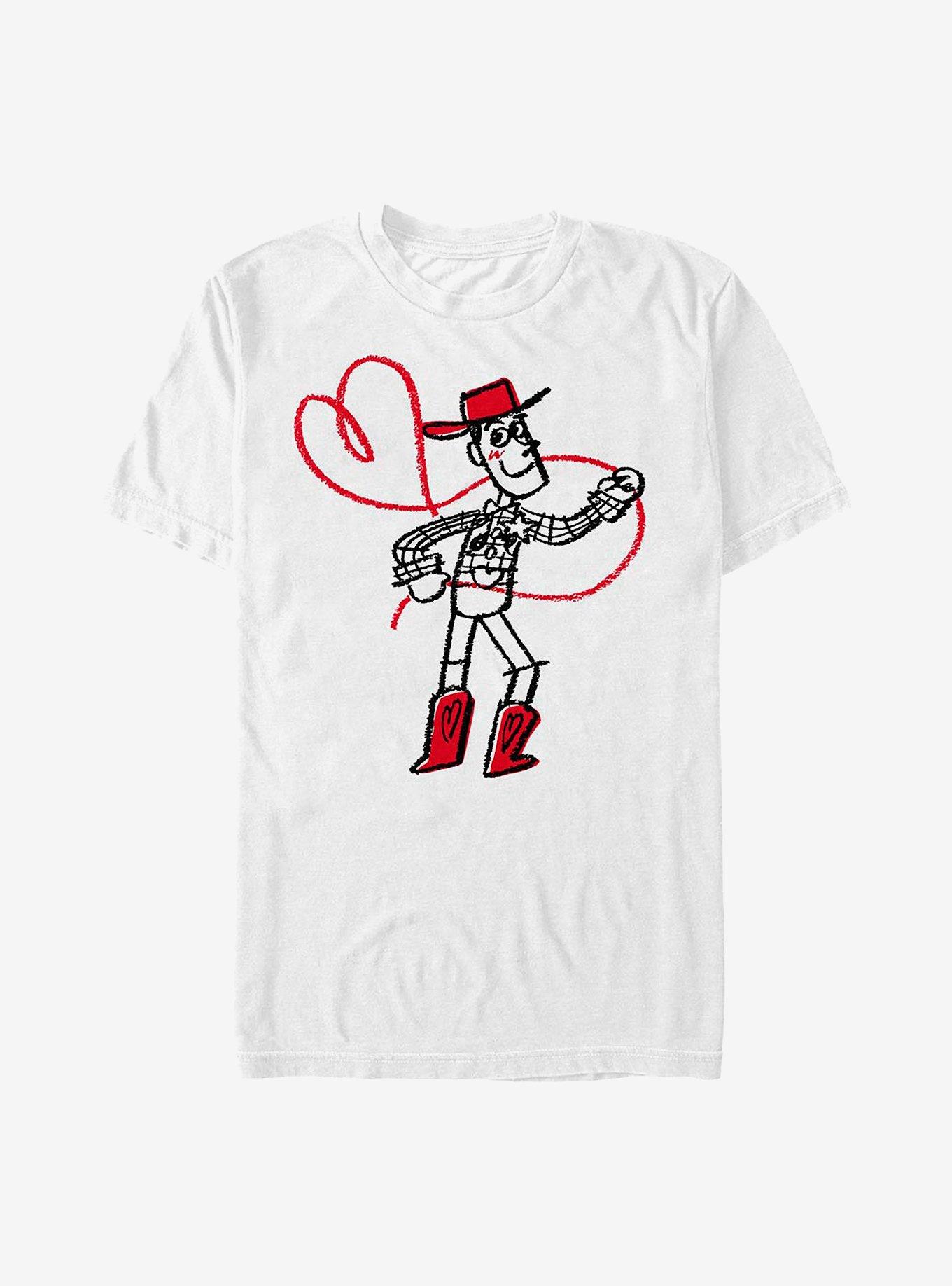 Disney Pixar Toy Story Doodle Woody T-Shirt, , hi-res