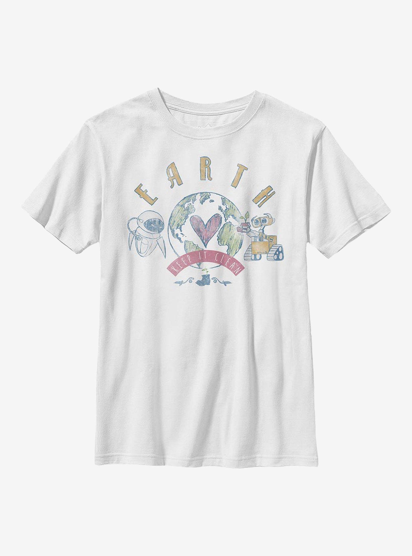Disney Pixar WALL-E Ocean Love Youth T-Shirt, , hi-res