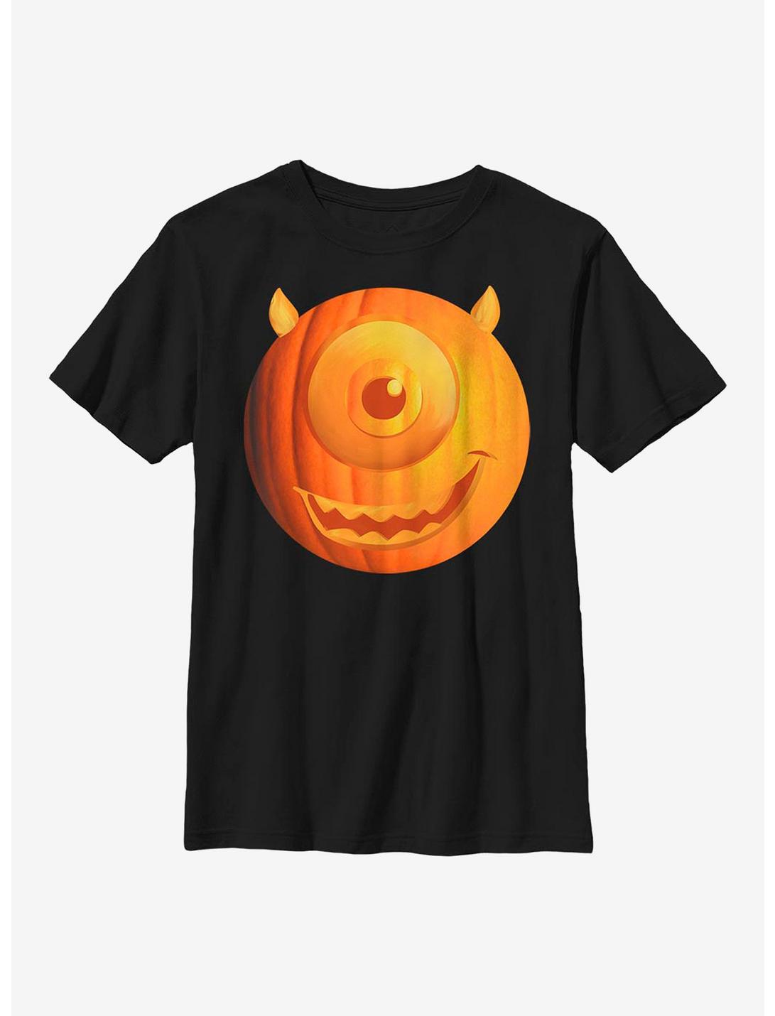 Disney Pixar Monsters University Pumpkin Mike Youth T-Shirt, BLACK, hi-res