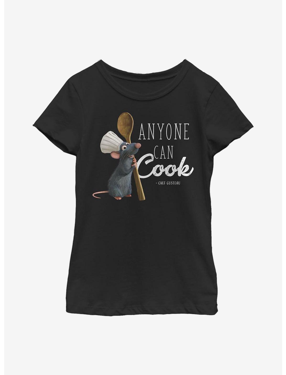 Disney Pixar Ratatouille Fresh Cook Youth Girls T-Shirt, BLACK, hi-res