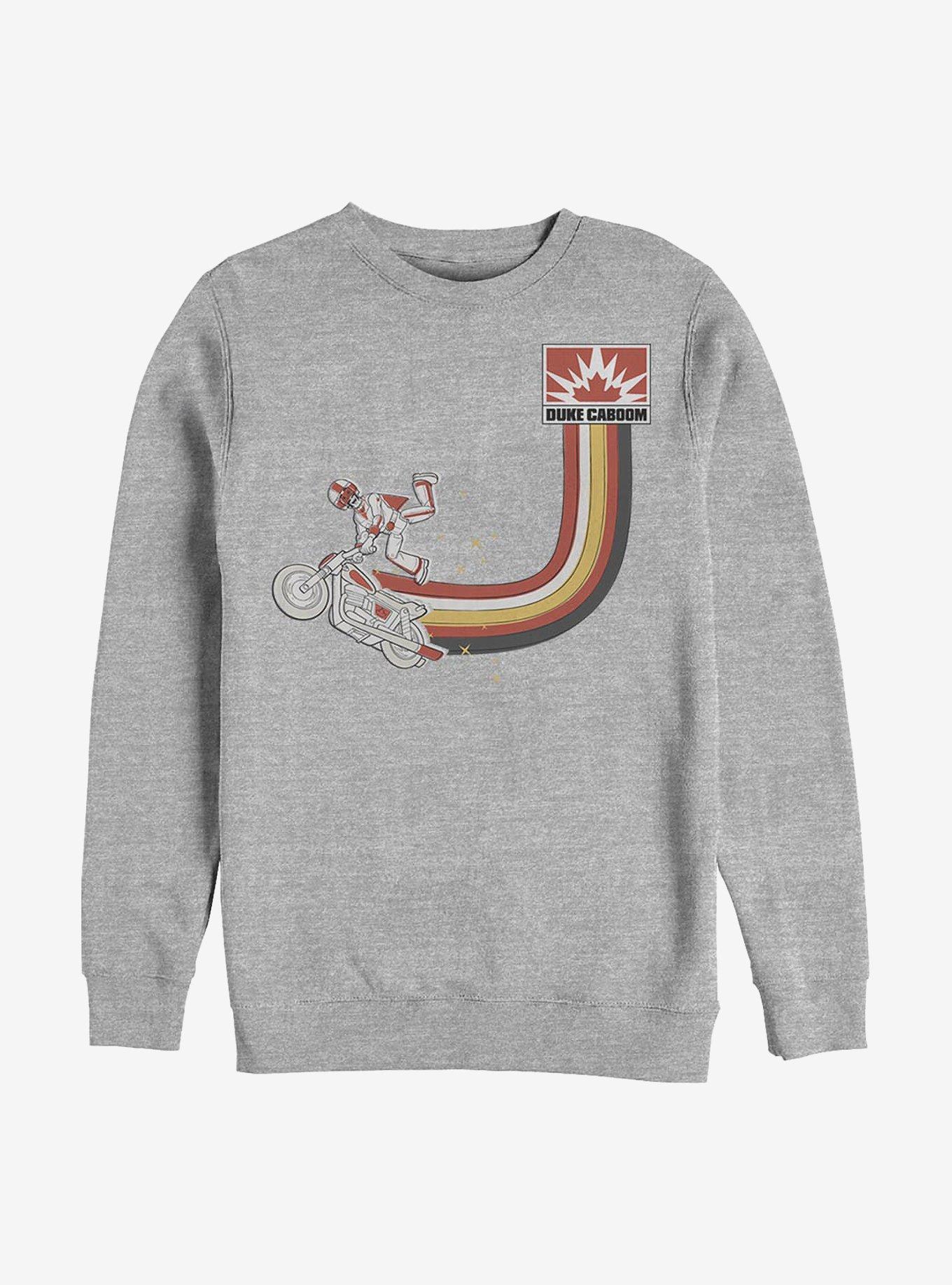 Disney Pixar Toy Story 4 Duke Caboom Sweatshirt, ATH HTR, hi-res