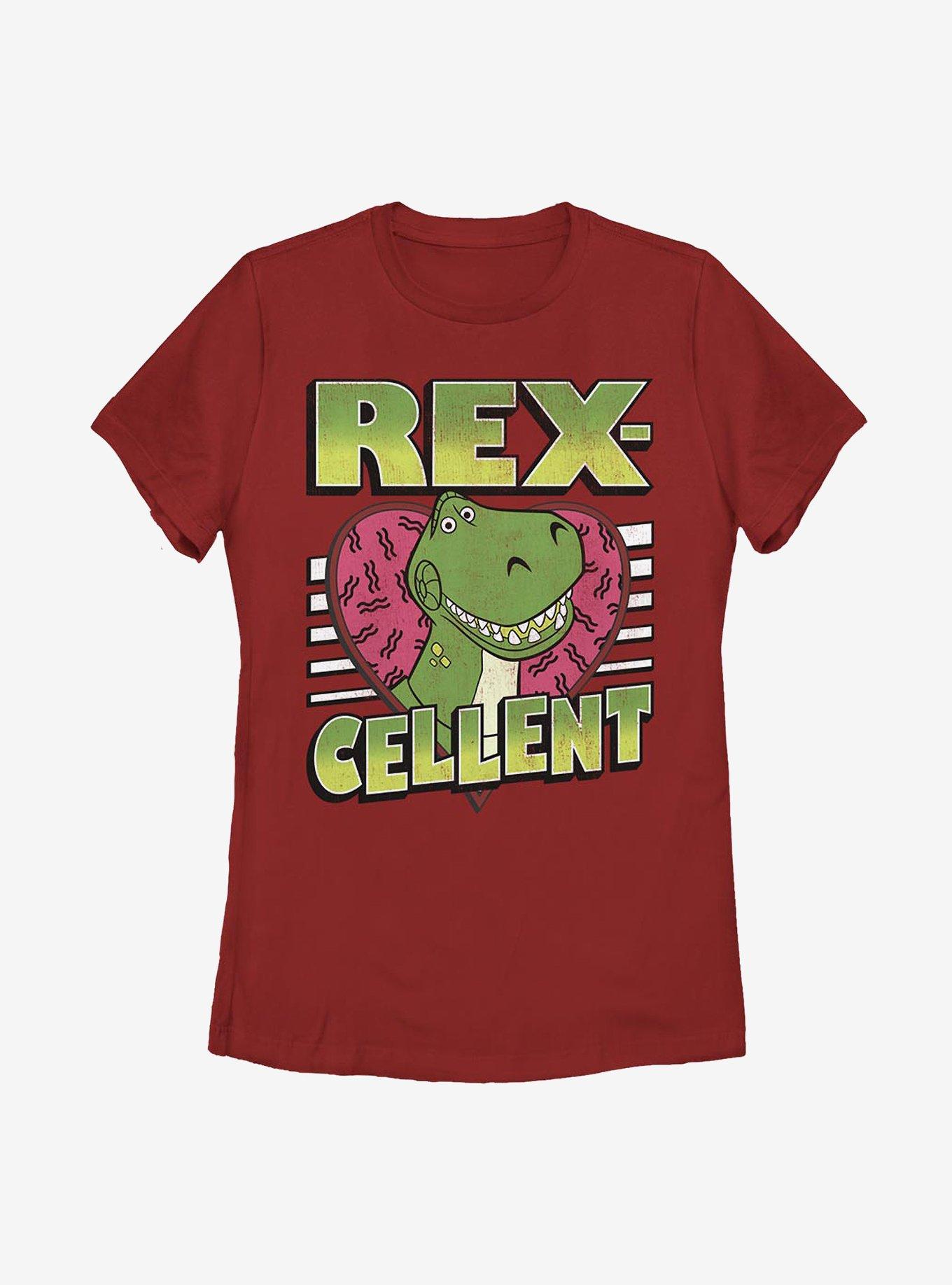 Disney Pixar Toy Story Rexcellent Heart Womens T-Shirt, , hi-res