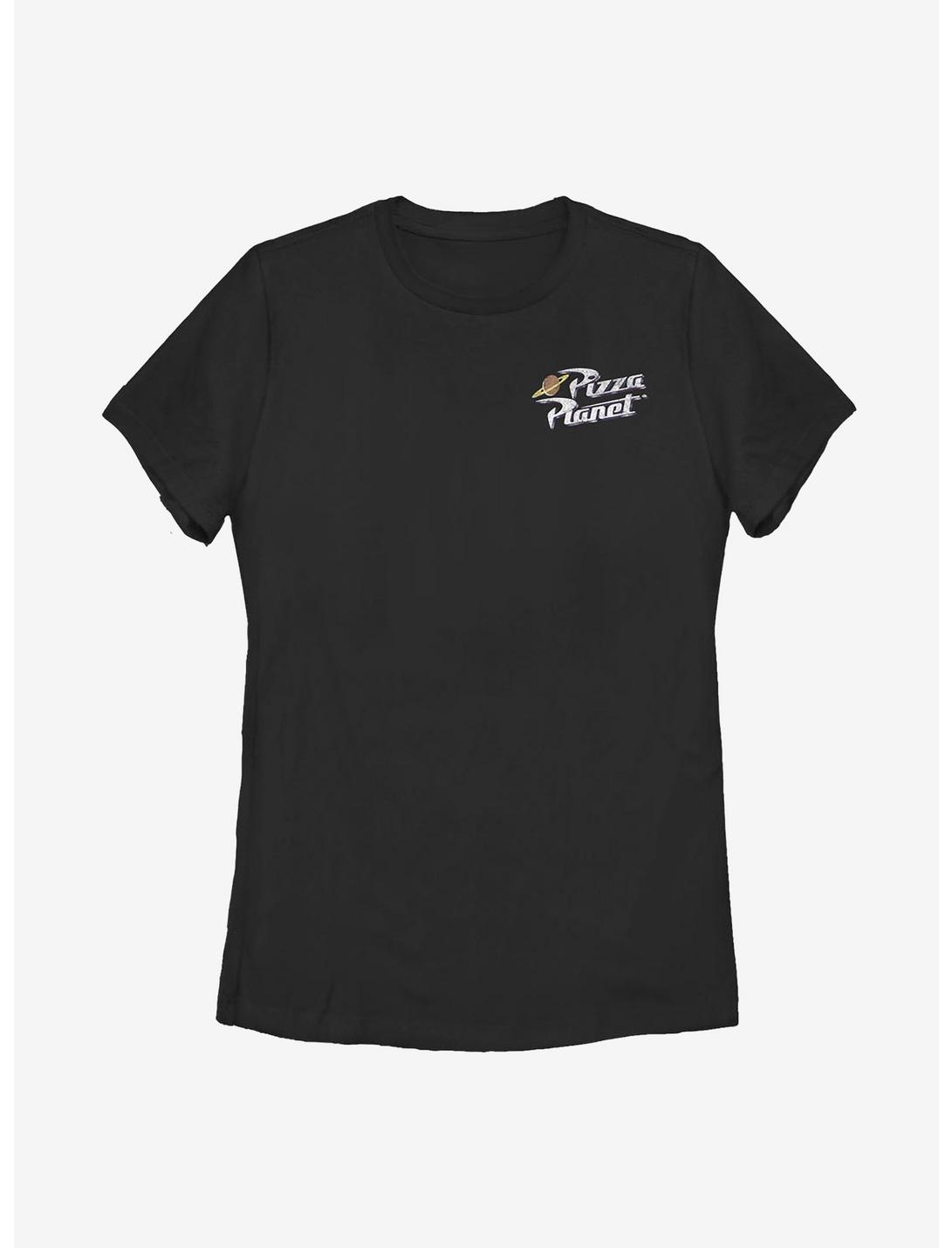 Disney Pixar Toy Story Vintage Pizza Logo Womens T-Shirt, BLACK, hi-res