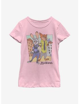 Disney Zootopia Wilde And Hopps Youth Girls T-Shirt, , hi-res