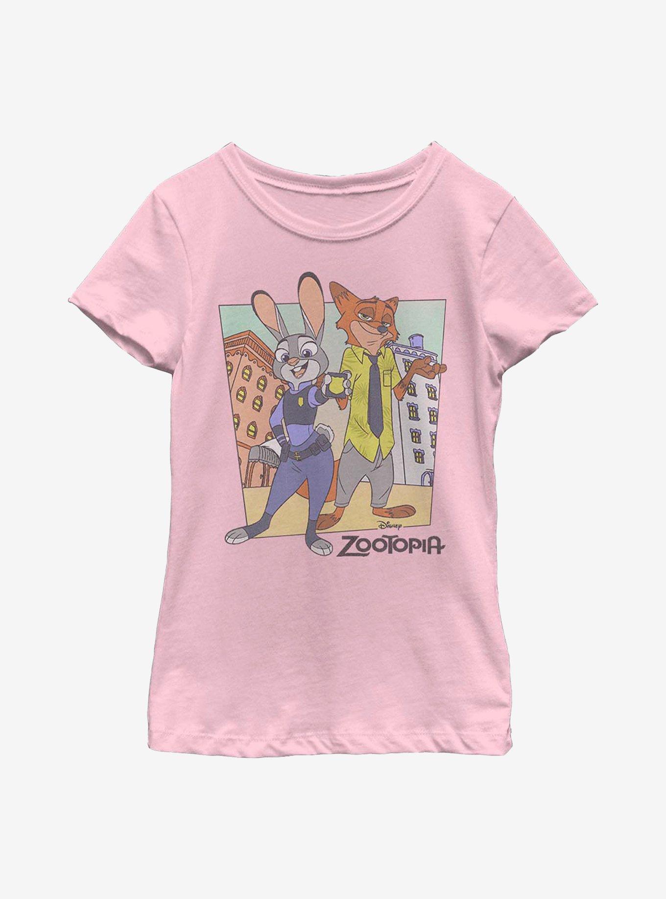 Disney Zootopia Wilde And Hopps Youth Girls T-Shirt, , hi-res
