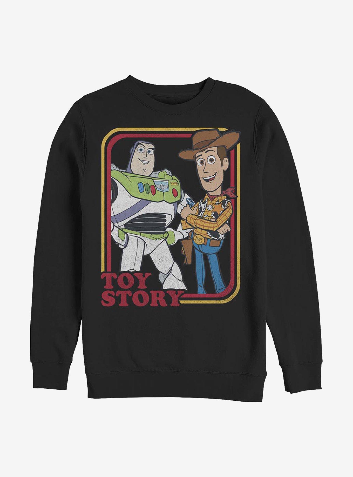 Disney Pixar Toy Story 4 Vintage Duo Sweatshirt - BLACK | BoxLunch