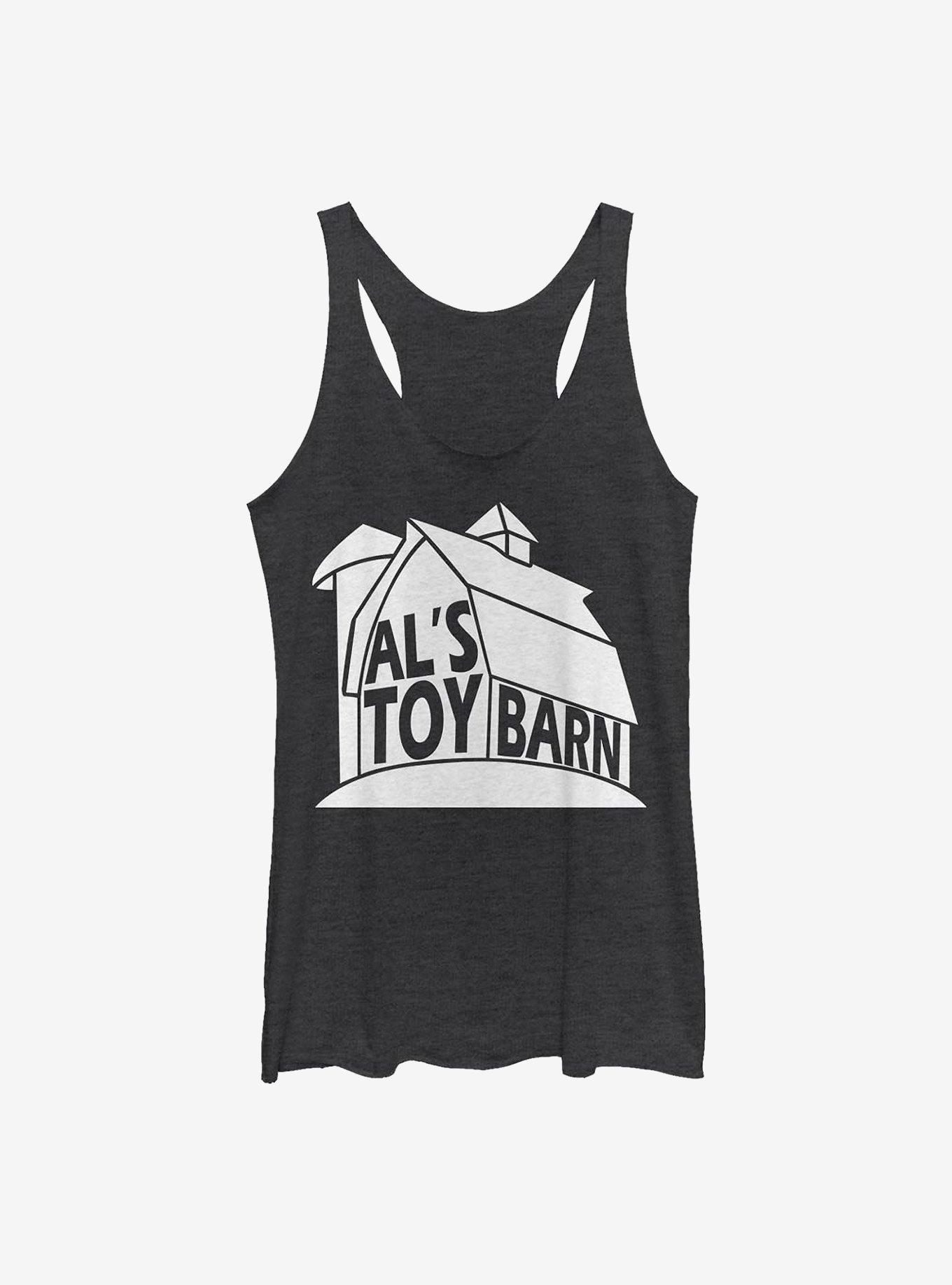 Disney Pixar Toy Story Barn Womens Tank Top, BLK HTR, hi-res