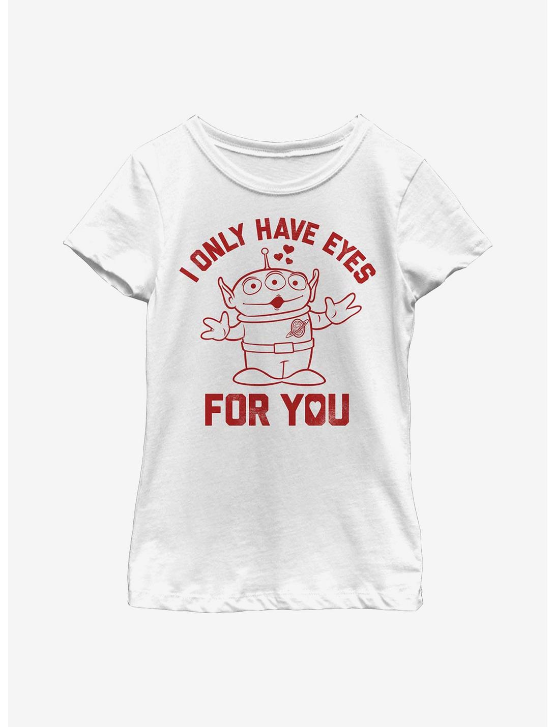 Disney Pixar Toy Story Eyes For You Youth Girls T-Shirt, WHITE, hi-res