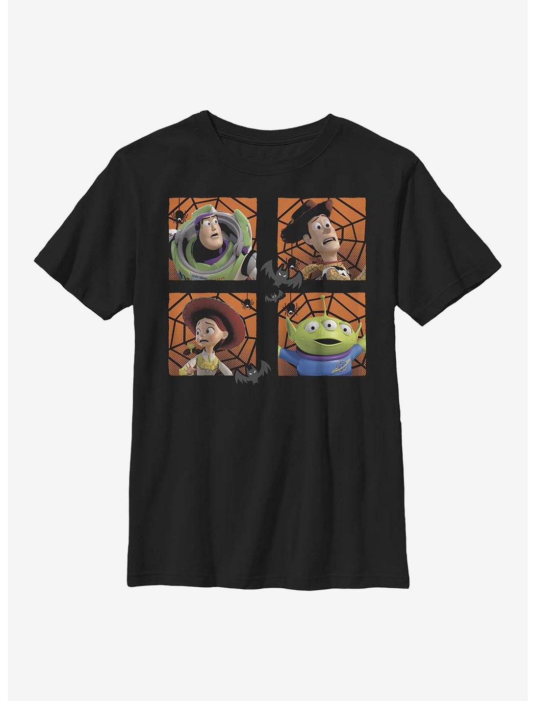 Disney Pixar Toy Story Halloween Four Square Youth T-Shirt, BLACK, hi-res