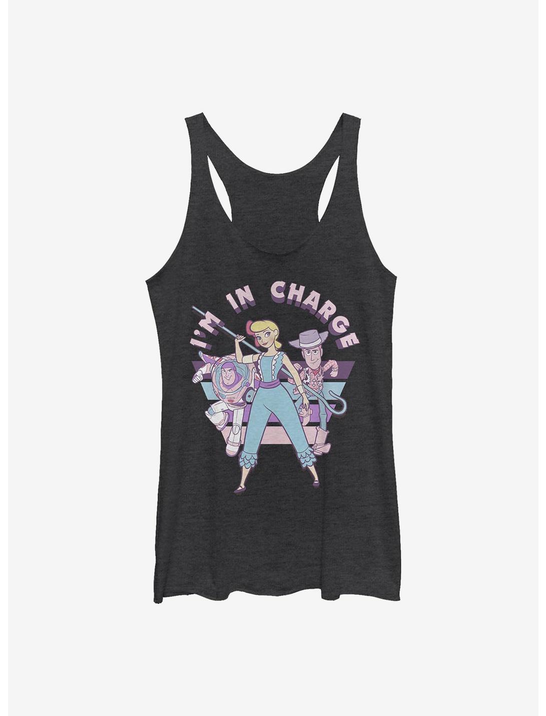 Disney Pixar Toy Story 4 I'm In Charge Bo Womens Tank Top, BLK HTR, hi-res