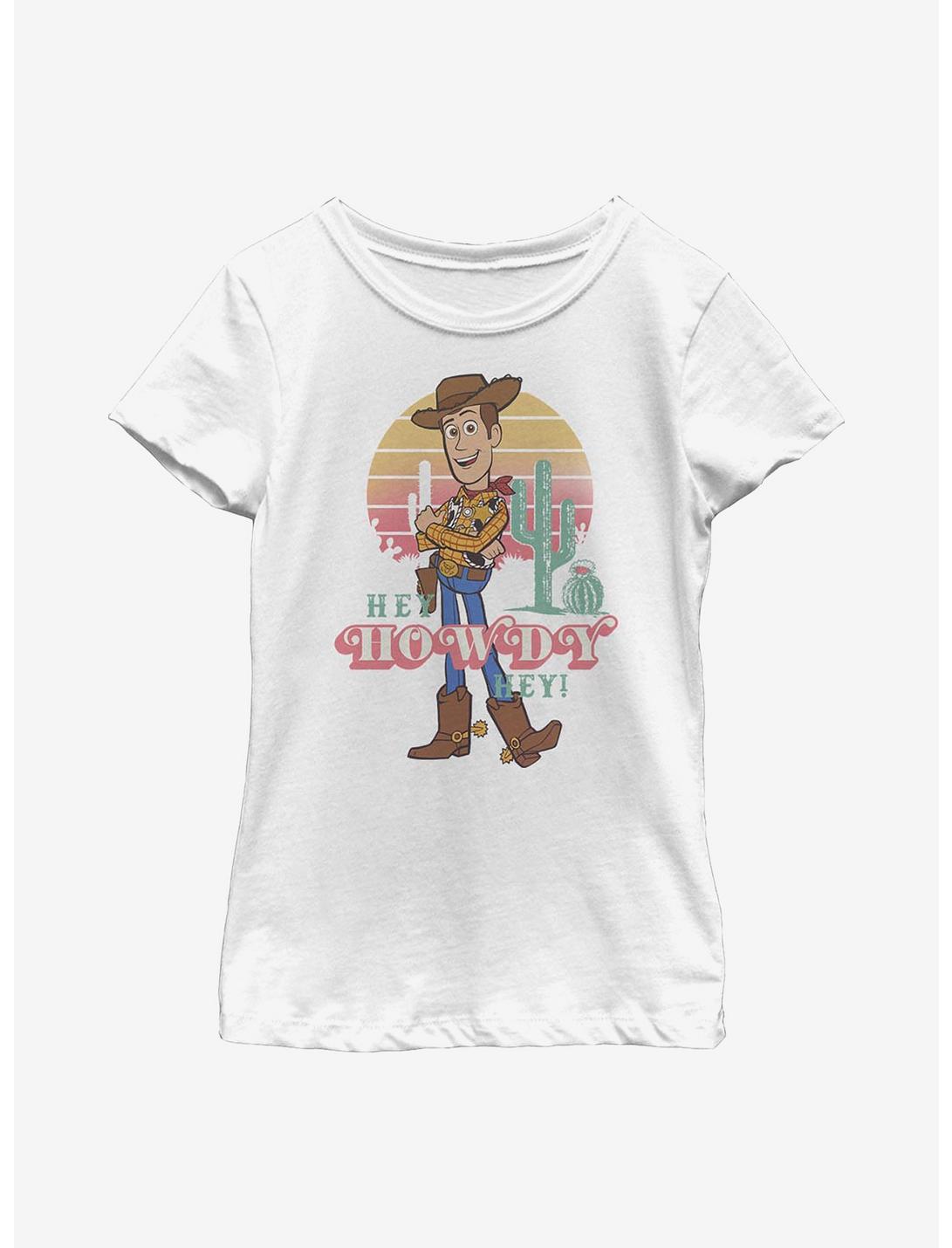 Disney Pixar Toy Story 4 Hey Howdy Youth Girls T-Shirt, WHITE, hi-res