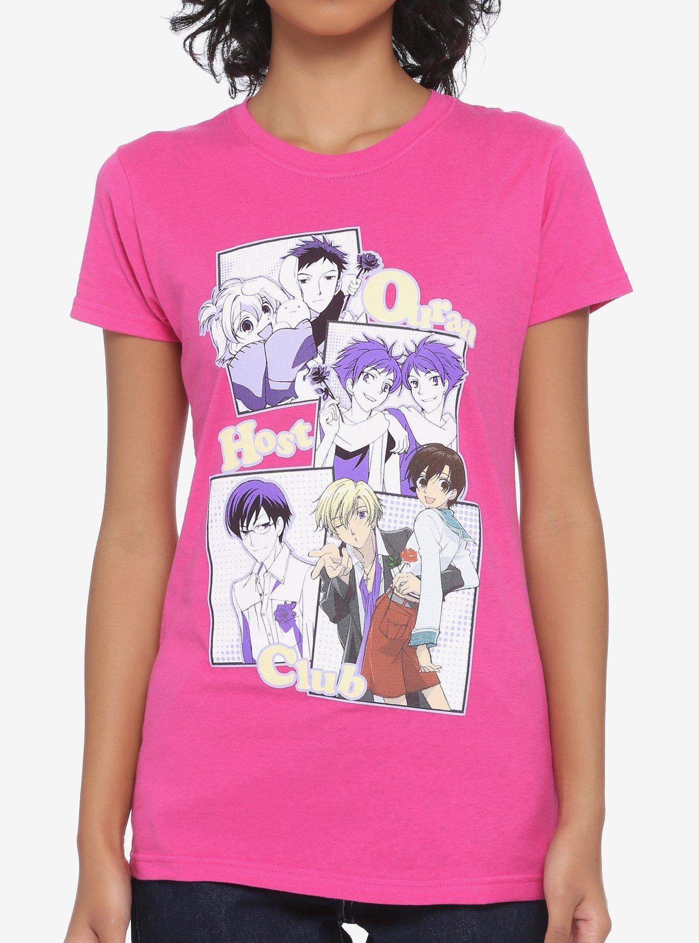 Ouran High School Host Club Photo Squares Girls T-Shirt, MULTI, hi-res