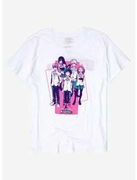 My Hero Academia Blue & Purple Group Boyfriend Fit Girls T-Shirt Plus Size, , hi-res