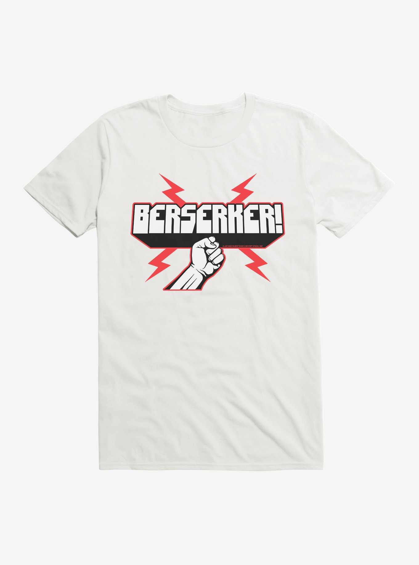 Jay And Silent Bob Berserker! T-Shirt, WHITE, hi-res
