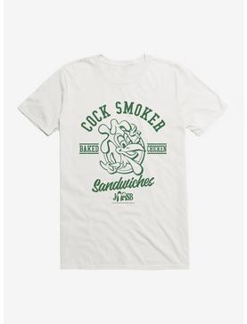 Jay And Silent Bob Cock Smoker Sandwiches T-Shirt, WHITE, hi-res