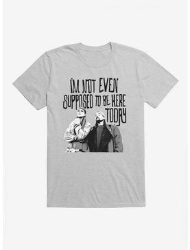 Jay And Silent Bob Not Supposed To Be Here T-Shirt, HEATHER GREY, hi-res