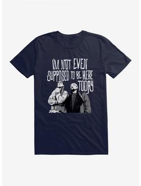Jay And Silent Bob Not Supposed To Be Here T-Shirt, NAVY, hi-res