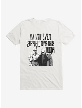 Jay And Silent Bob Not Supposed To Be Here T-Shirt, WHITE, hi-res