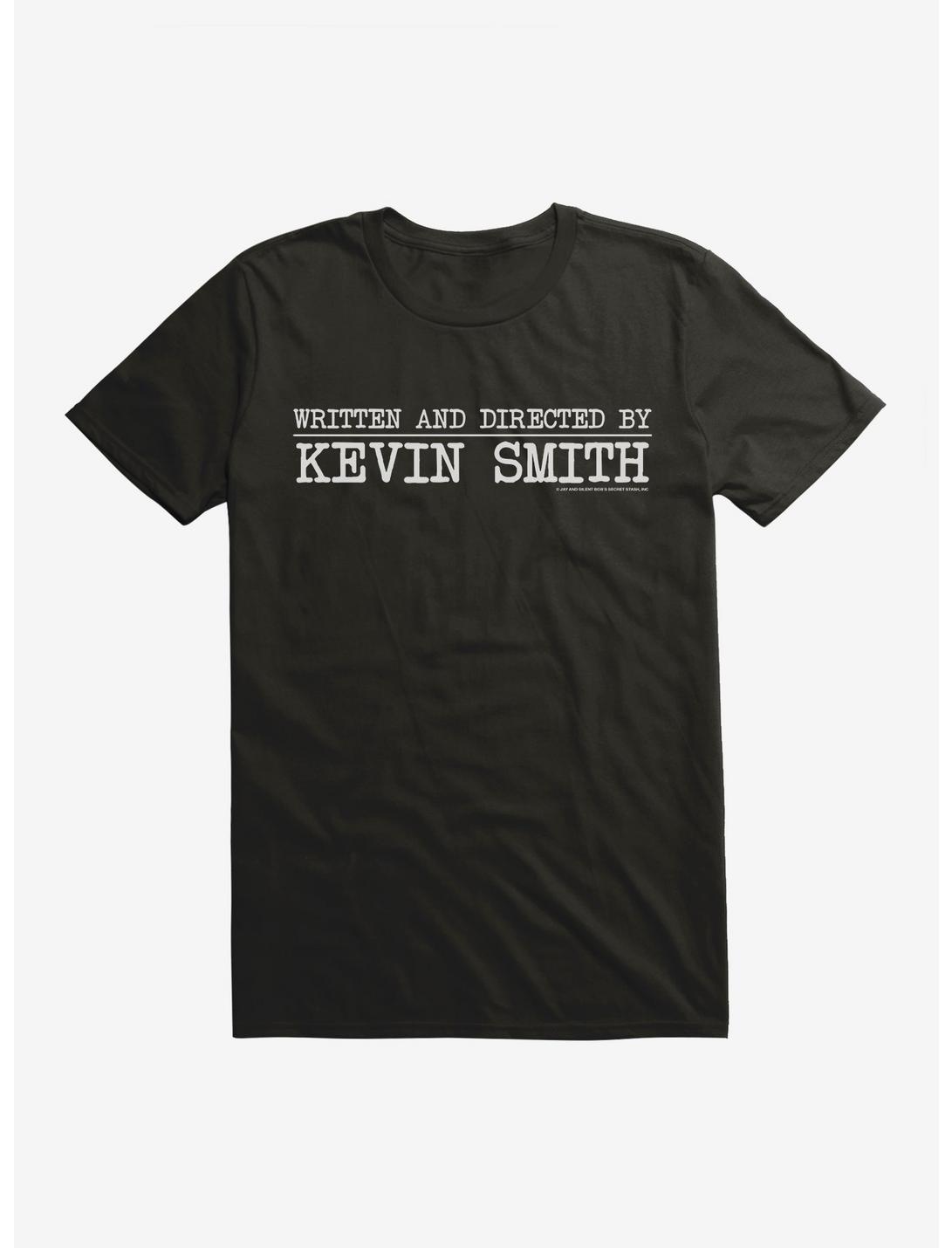 Jay And Silent Bob Written And Directed By Kevin Smith T-Shirt, BLACK, hi-res