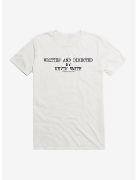 Jay And Silent Bob Written And Directed By Kevin Smith T-Shirt, WHITE, hi-res