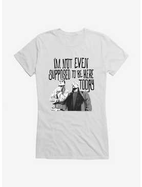 Jay And Silent Bob Not Supposed To Be Here Girls T-Shirt, WHITE, hi-res