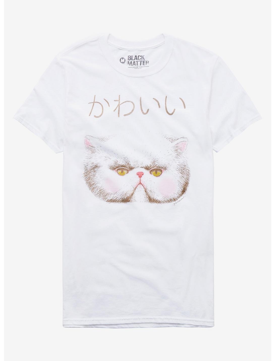 Kawaii Blush Persian Cat T-Shirt By Augustina Paci, MULTI, hi-res