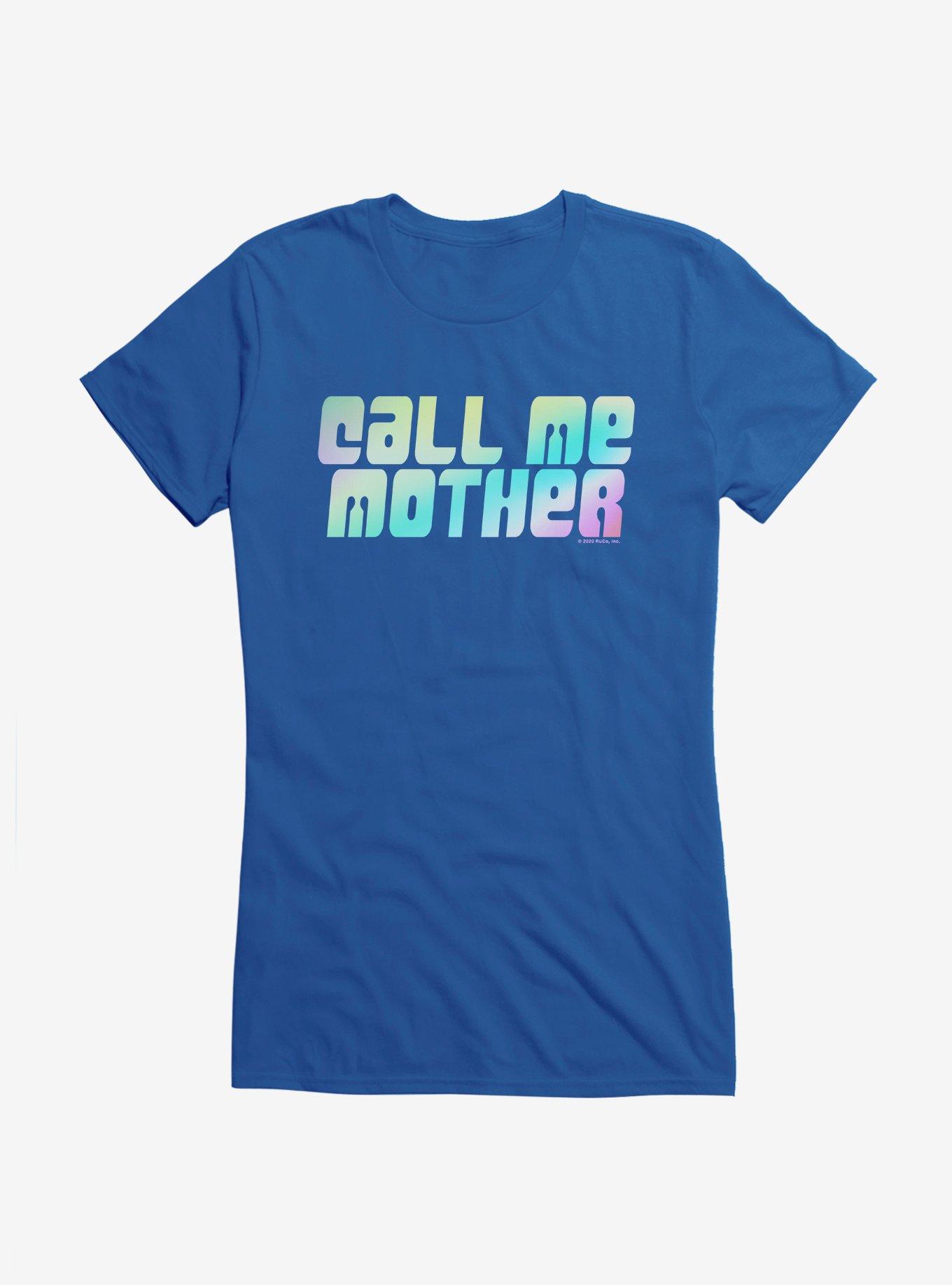 RuPaul Call Me Mother Pastel Girls T-Shirt, ROYAL, hi-res