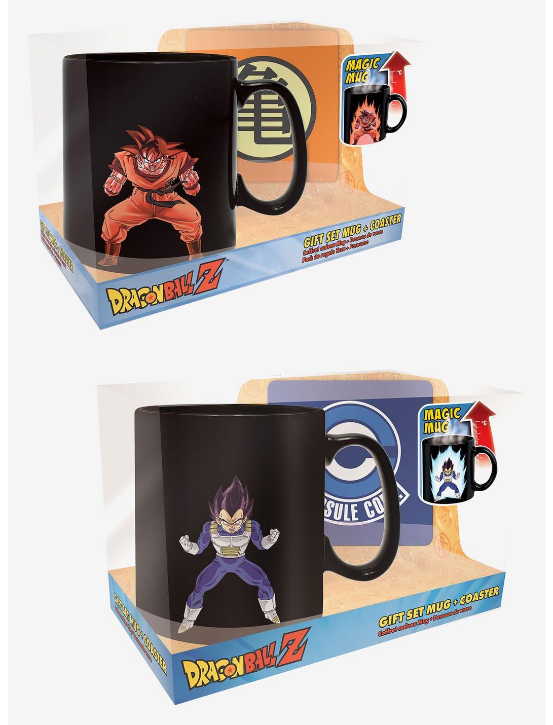 Dragon Ball Z Saiyan Power Up Mug And Coaster 2 Pack, , hi-res
