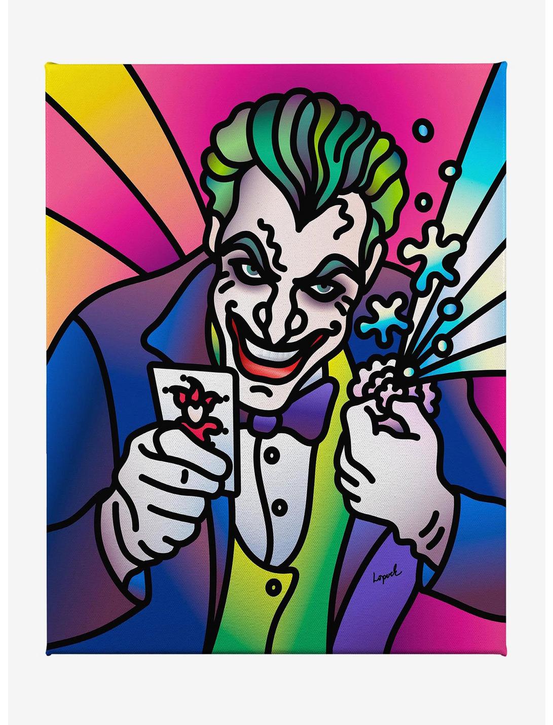 DC Comics The Joker by Lisa Lopuck Gallery Wrapped Canvas, , hi-res