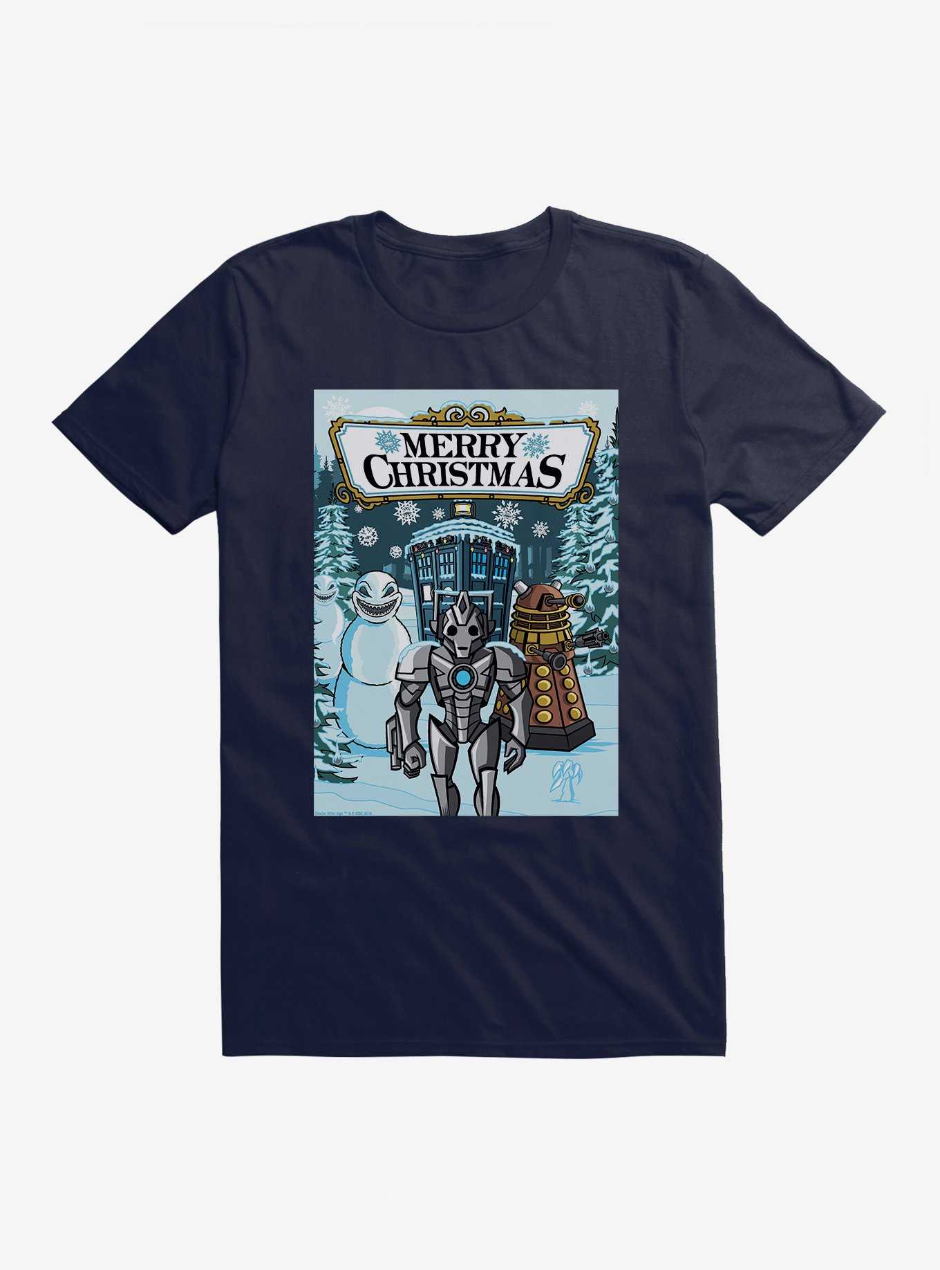 Doctor Who Merry Christmas T-Shirt, , hi-res