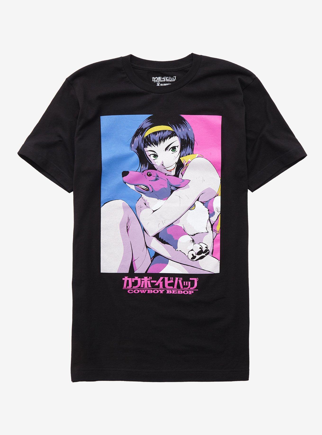 Cowboy Bebop Fate & Ein T-Shirt, BLACK, hi-res