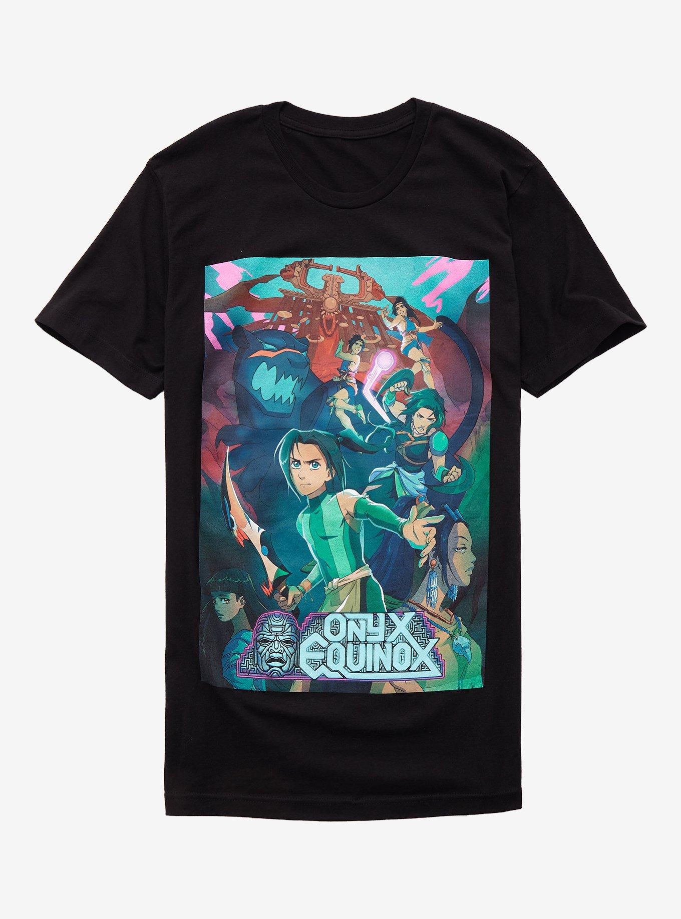 Onyx Equinox Poster T-Shirt, BLACK, hi-res