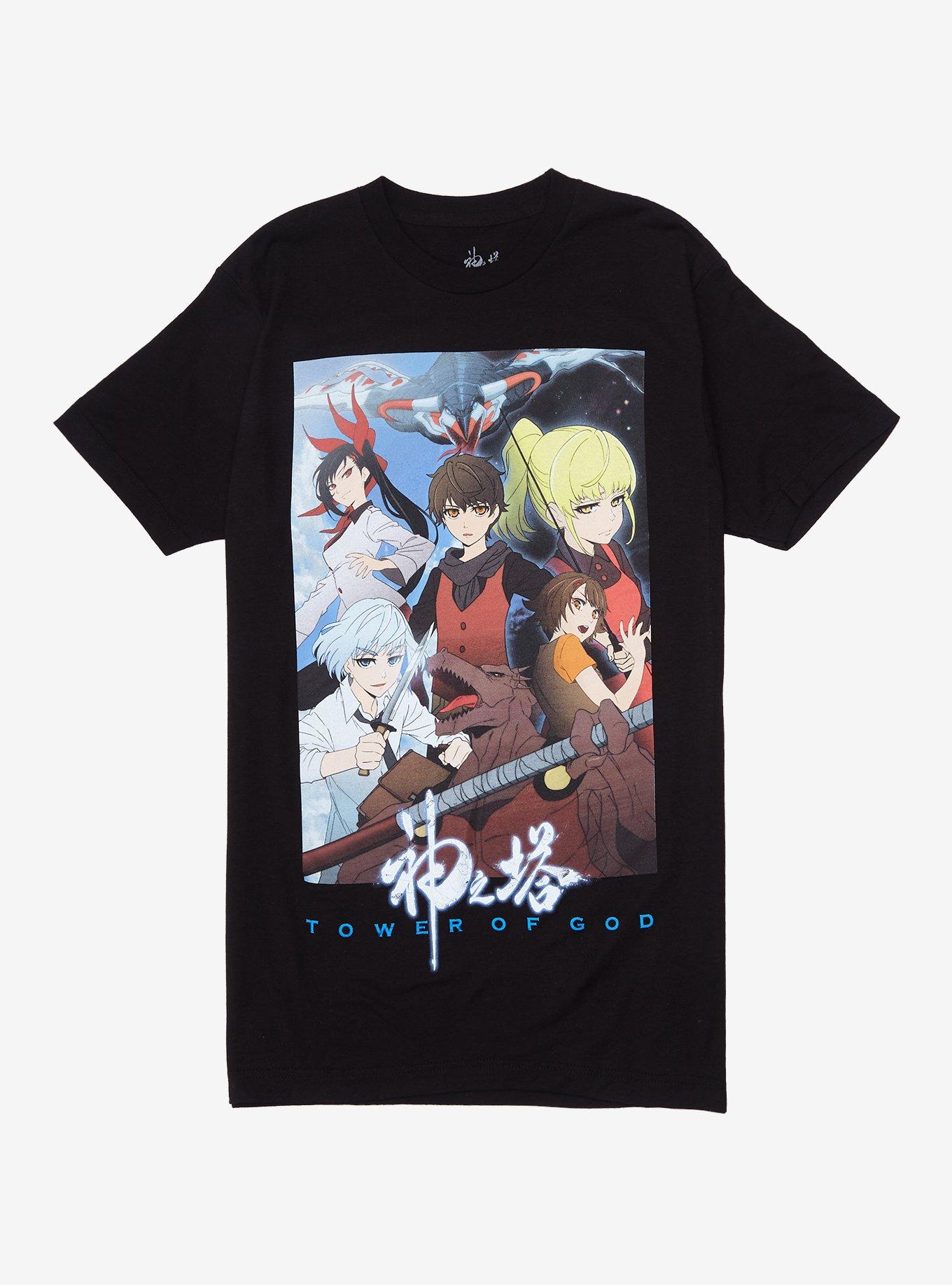 Tower Of God Poster T-Shirt, BLACK, hi-res