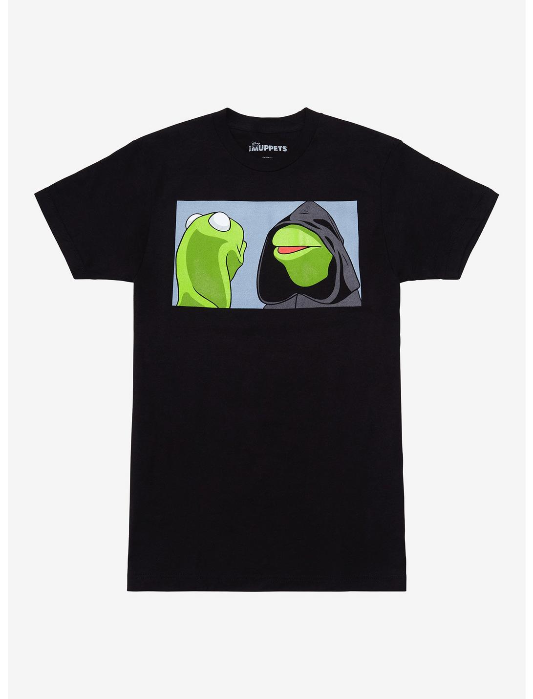 The Muppets Kermit The Frog Evil Kermit Meme T-Shirt, BLACK, hi-res