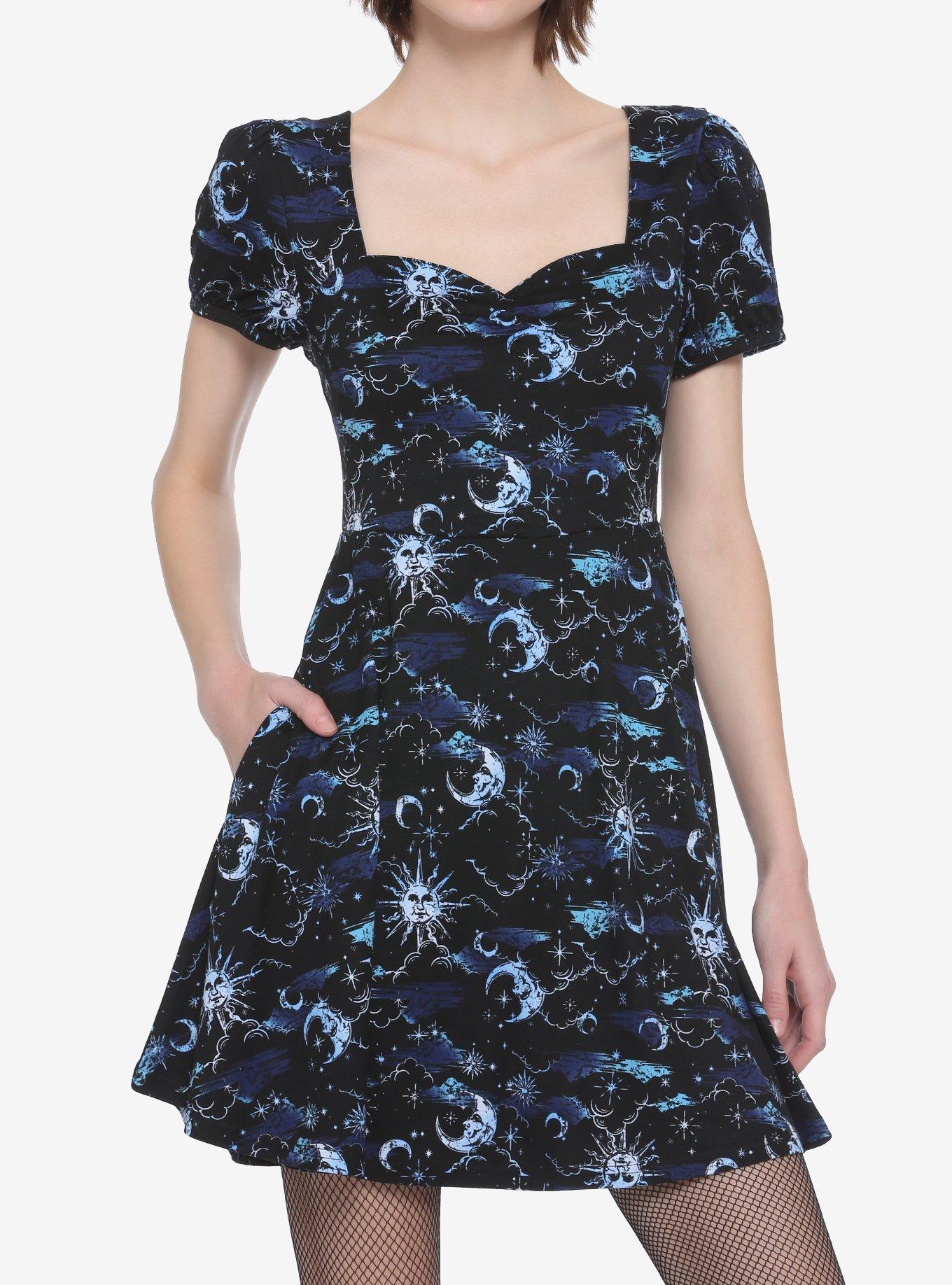 hot topic blue dress Hot Topic Elegant Dress