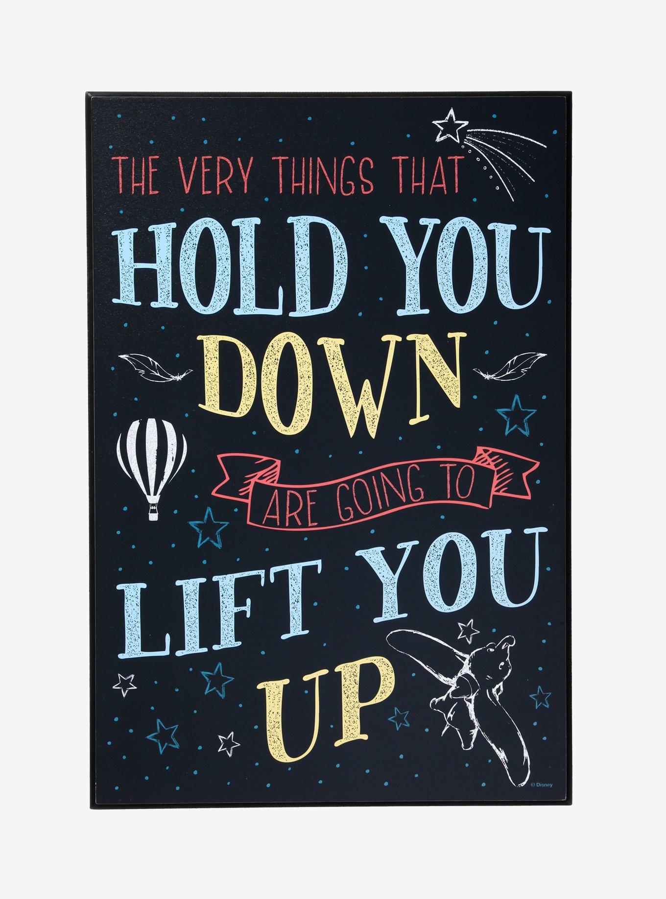 Disney Dumbo Quote Wood Wall Art, , hi-res