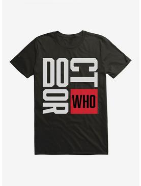 Doctor Who Red Box Font T-Shirt, , hi-res