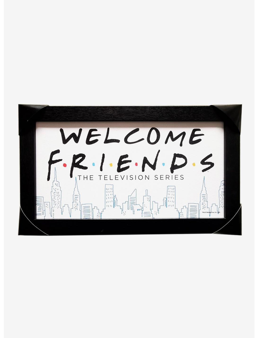 Friends Welcome Wood Wall Art, , hi-res