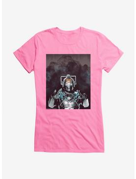 Doctor Who Cybermen Explosion Girls T-Shirt, CHARITY PINK, hi-res