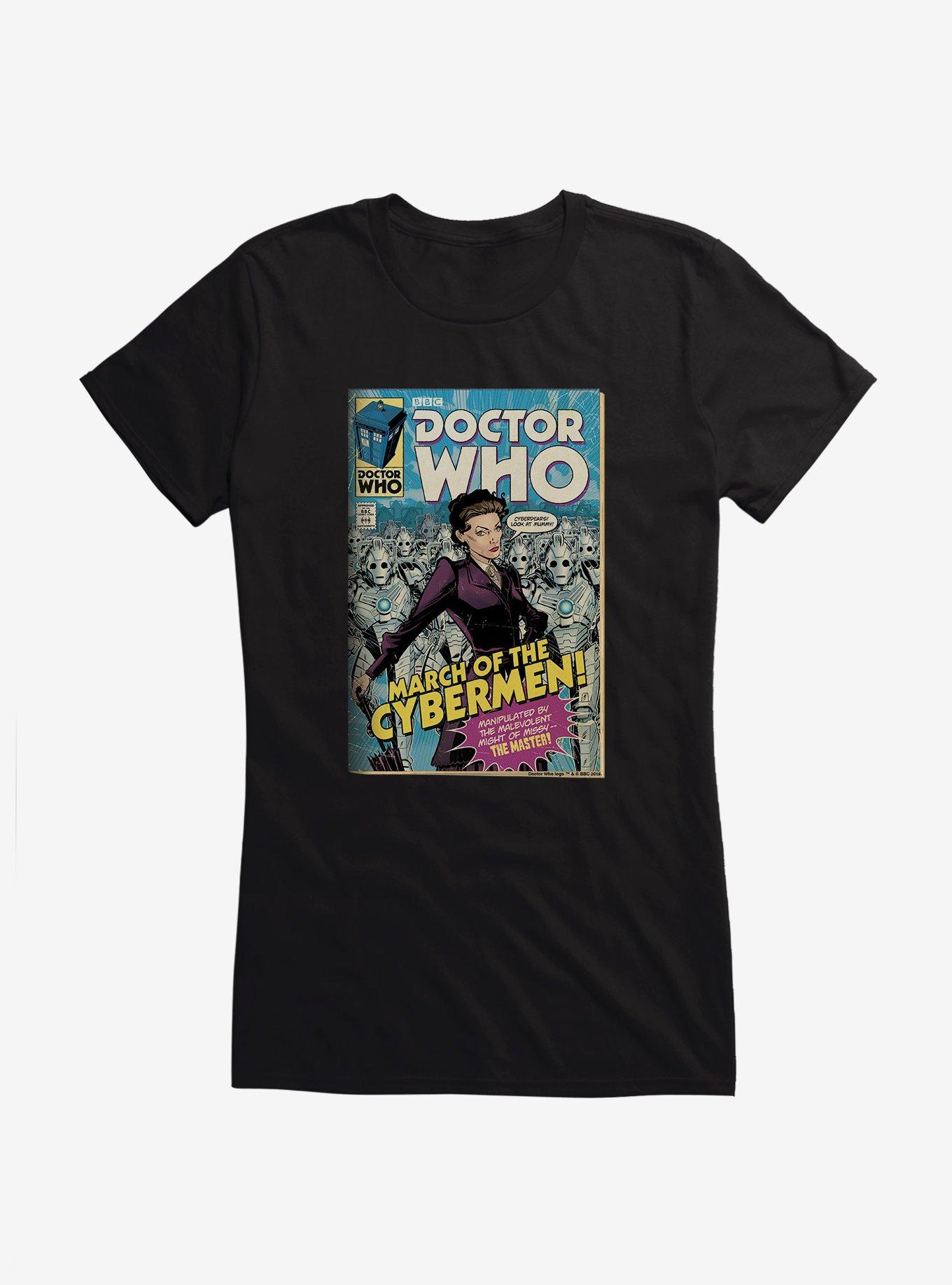 Doctor Who Cybermen Might Of Missy Girls T-Shirt, , hi-res